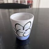 6 ceramic cups hand painter