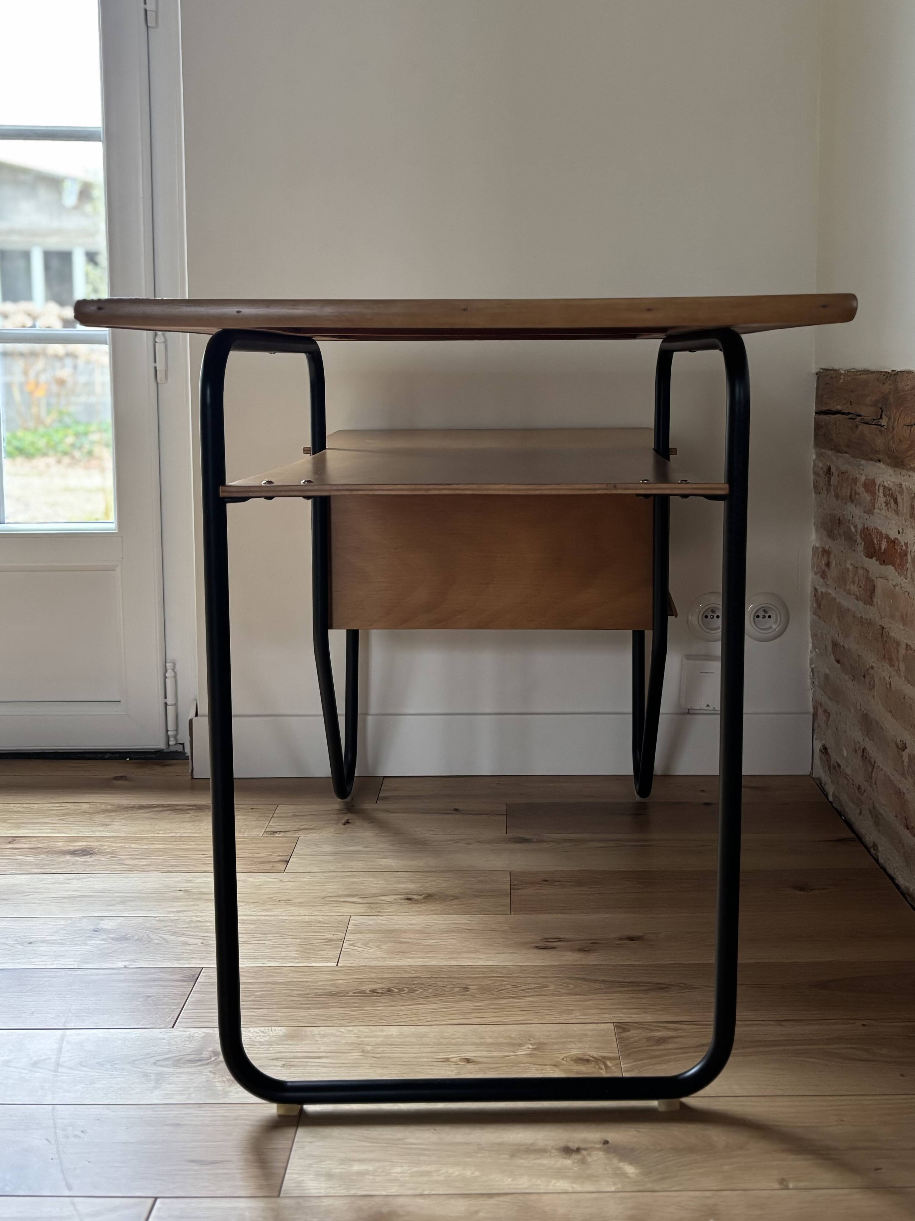 Modernist children's desk and chair