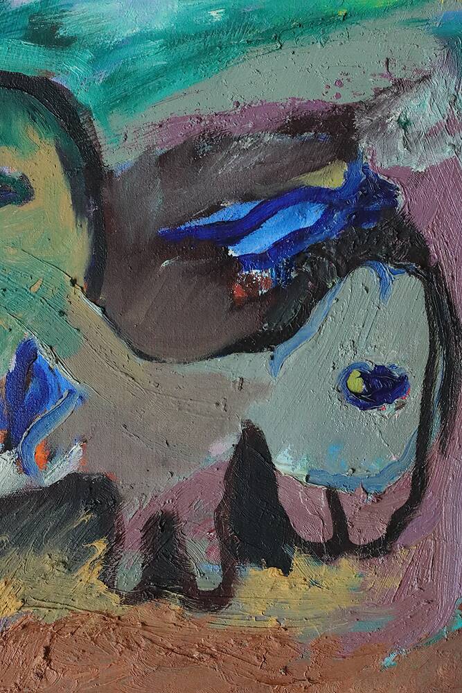 Lennart Lilja, Oil on canvas, 1950s