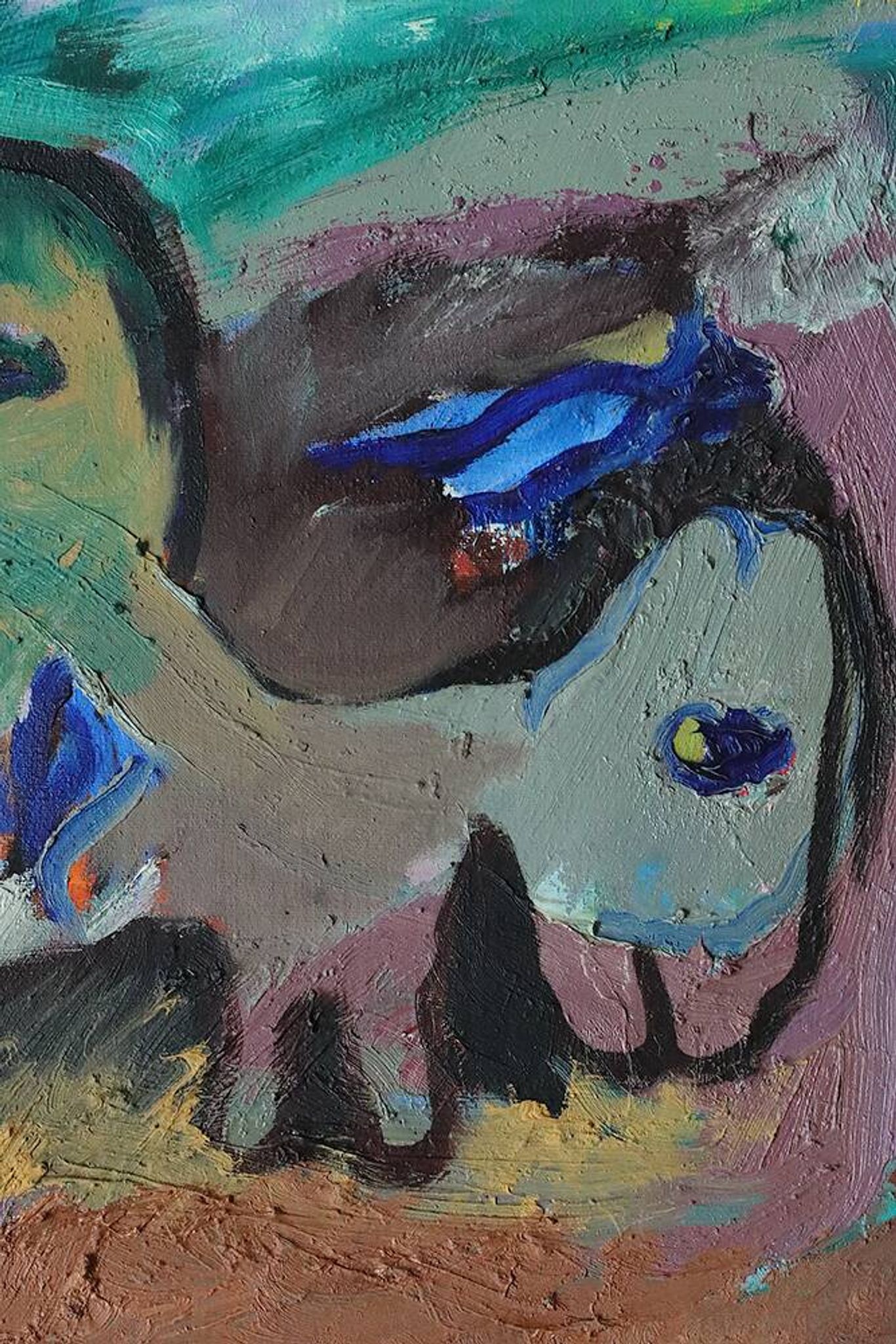 Lennart Lilja, Oil on canvas, 1950s