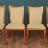 Ensemble de 4 chaises modernes, Danemark, années 1950