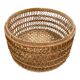 Braided rattan basket from the 70s