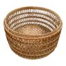 Braided rattan basket from the 70s