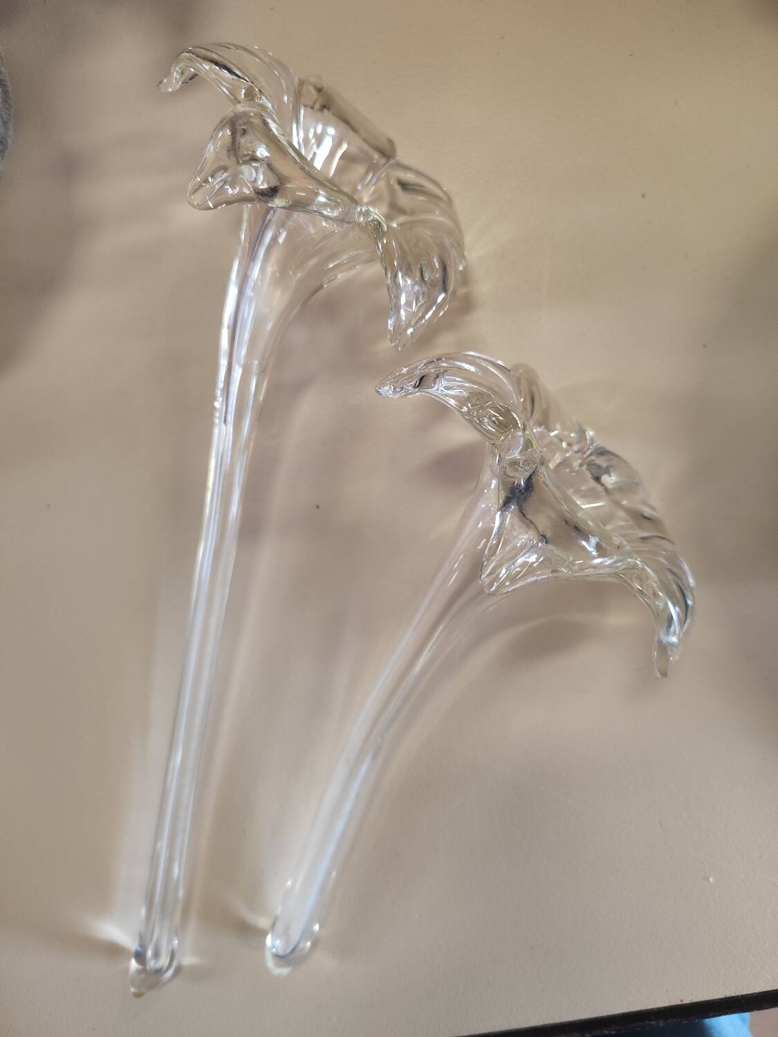 Vintage glass flowers