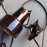80's black clamp spot lamp