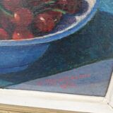 Painting on canvas signed Moucheron 1952