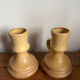 Stoneware candle holders