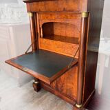 EMPIRE style mahogany secretary with detached columns