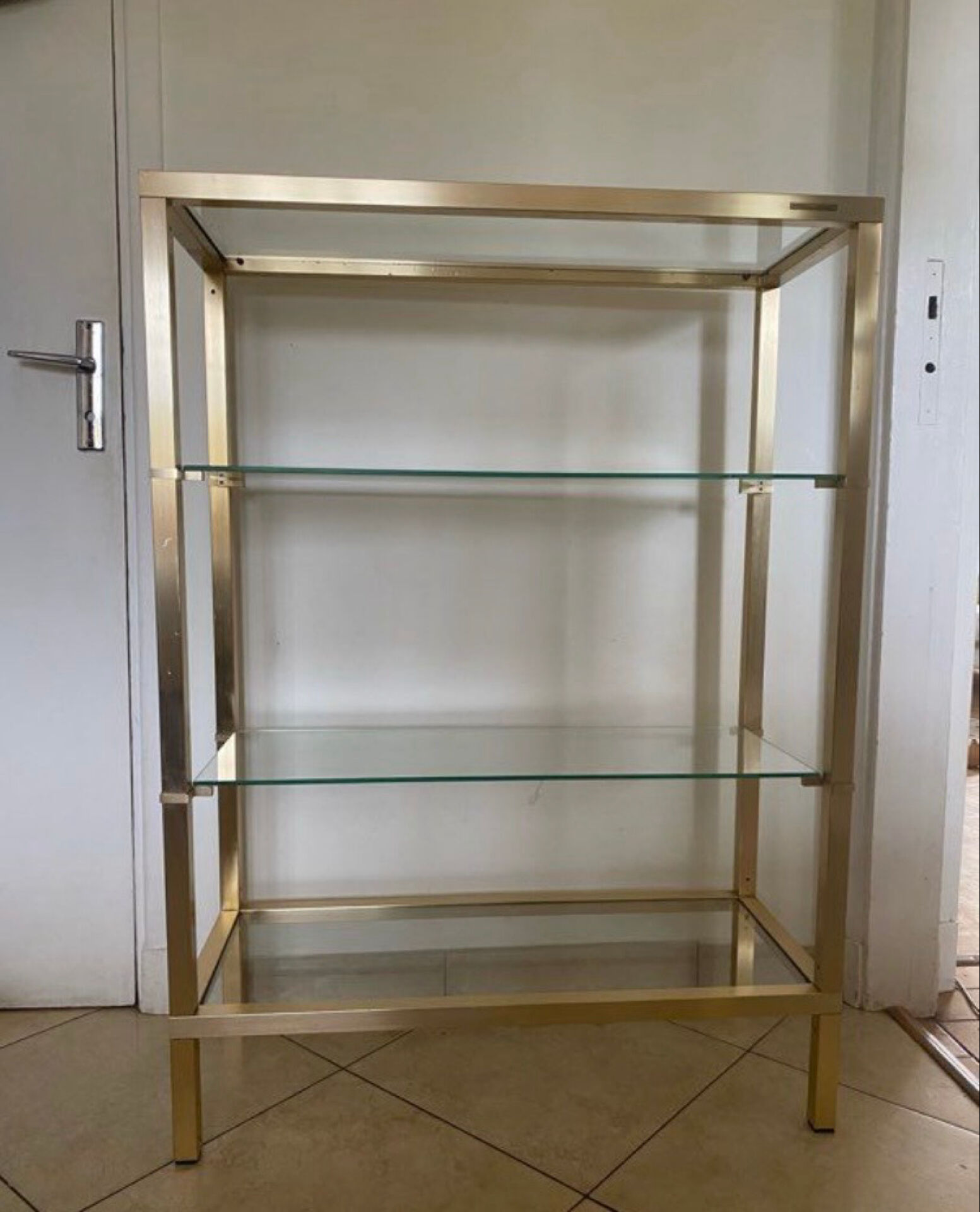 Magnificent vintage shelf by Pierre Vandel, signed.