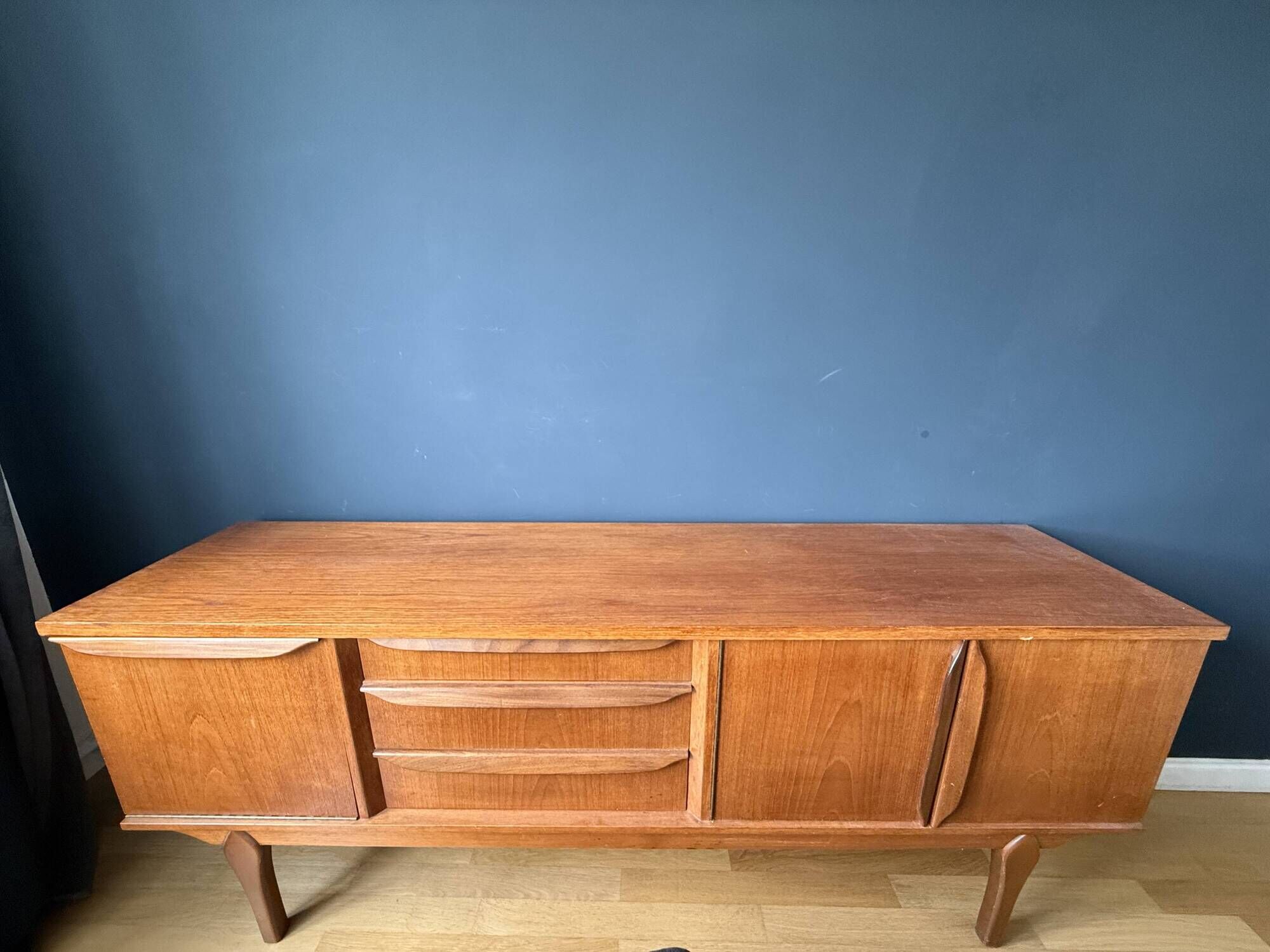 Vintage Scandinavian teak enfilade from the 1960s.