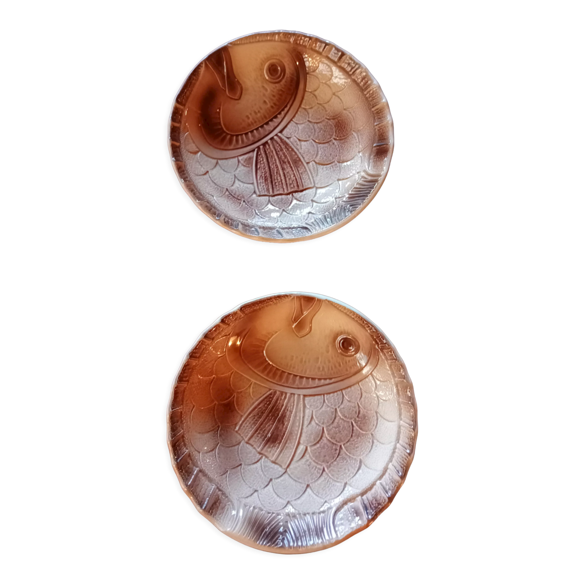 Deux assiettes Sarreguemines