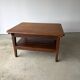 Antique draper's workbench / haberdashery table in solid wood from the early 20th century.