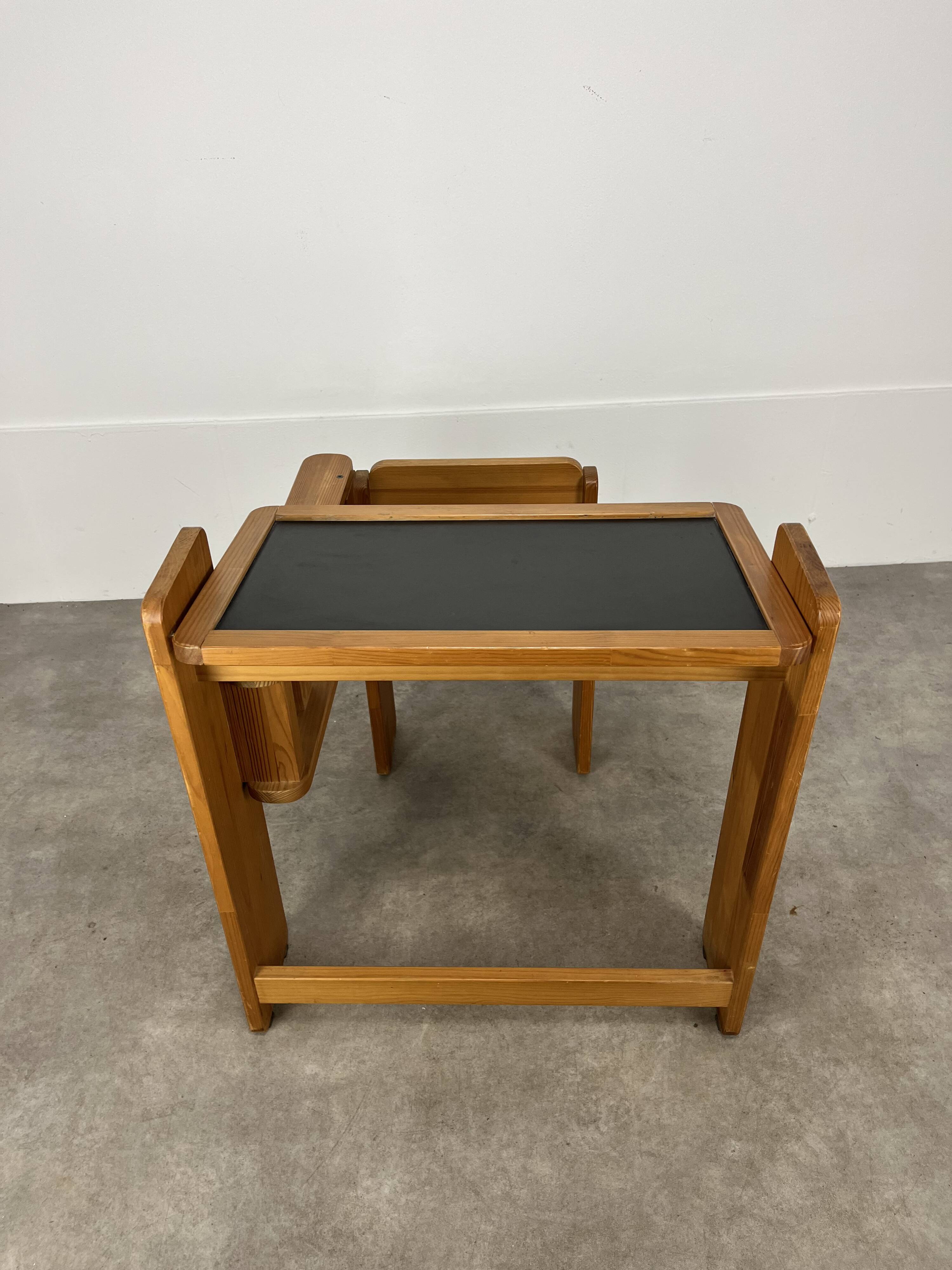 Trama folding pine children's desk, desk