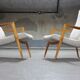 Scandinavian armchair danish feet years 50 compass