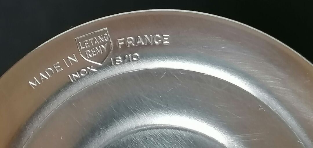 6 coupes à glace Letang Remy inox 18/10