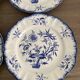 Dessert plates Sarreguemines "Lancaster"