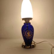 Lampe de table en verre. Espagne, années 1940.