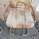 Paire de fauteuils vintage chrome