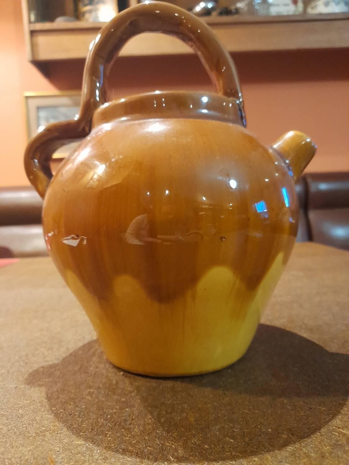 Glazed terracotta gargoulette