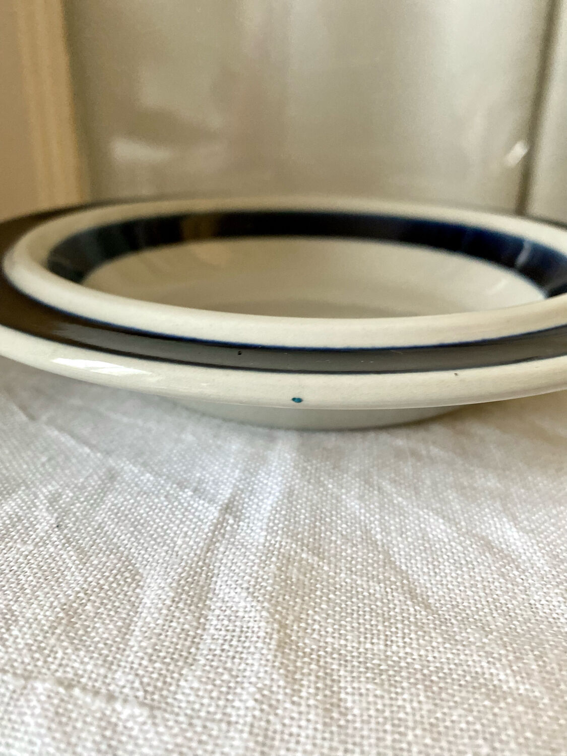 Vintage scandinavian hollow plates arabia finland - anemone model