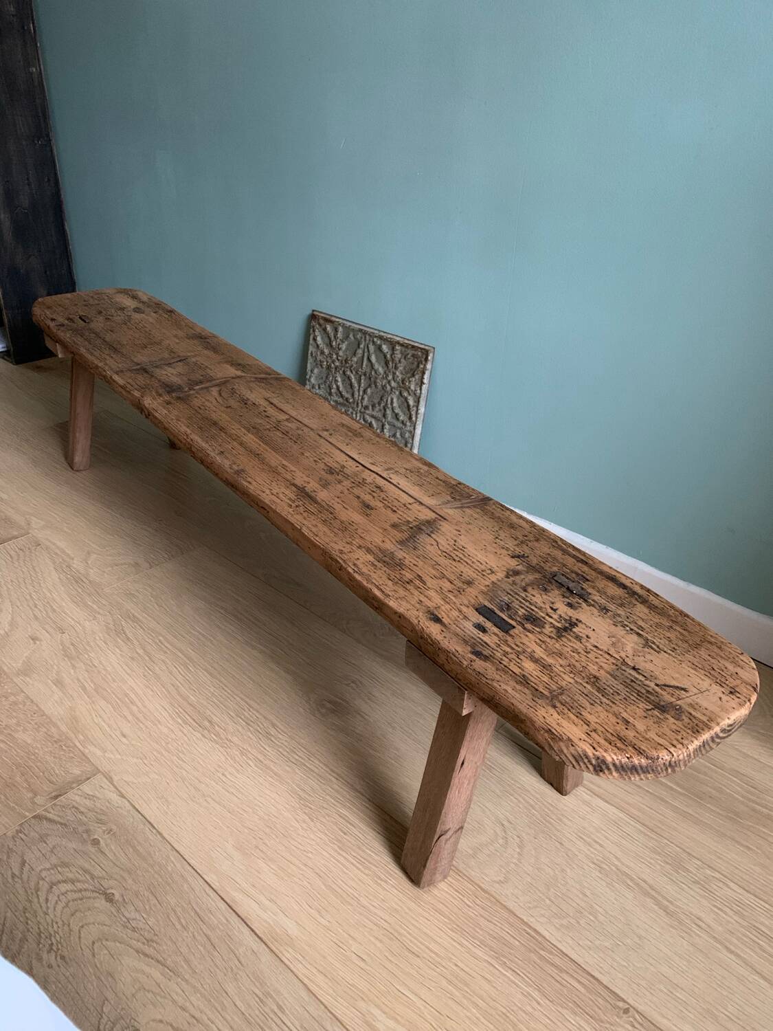 Wood bench