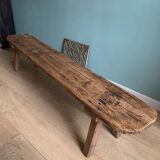 Wood bench