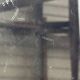 Commode italienne en verre miroir vintage 1960
