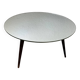 Table basse tripode miroir années 60