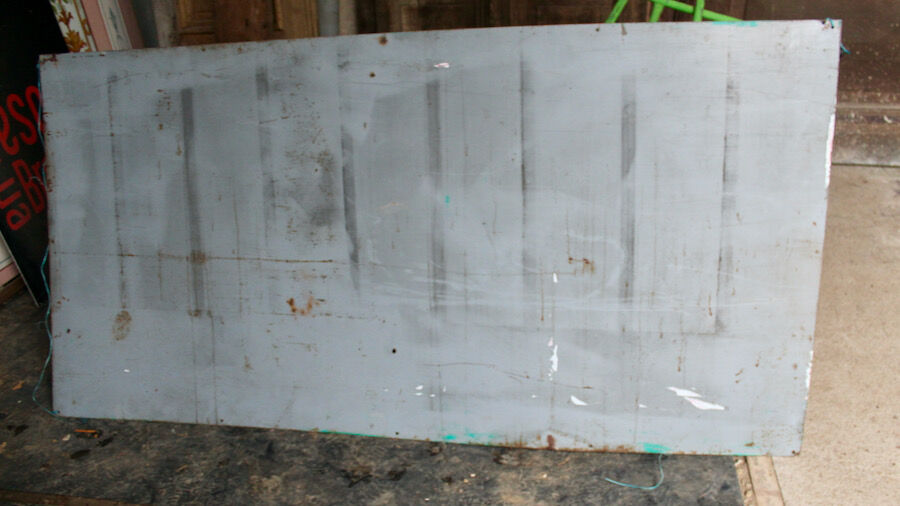 Great old plate in painted sheet coca cola