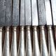12 large silver-plated metal knives by Christofle 1860 monogrammed Palace Arcachon