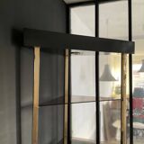 Light shelf in brass 70s