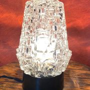 Lampe de chevte en verre à poser vintage