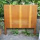 Bedhead 1 place golden oak patina vintage