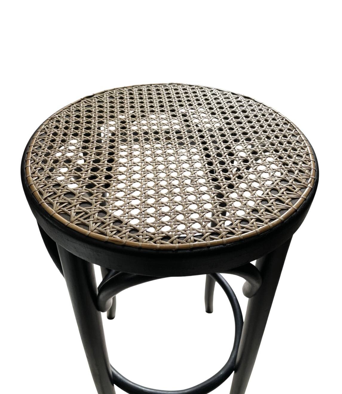 Vintage caned bar stools