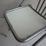 Italian Aluminum Garden Chairs from Industrie Conti Cornuda, 1940s, Set of 2