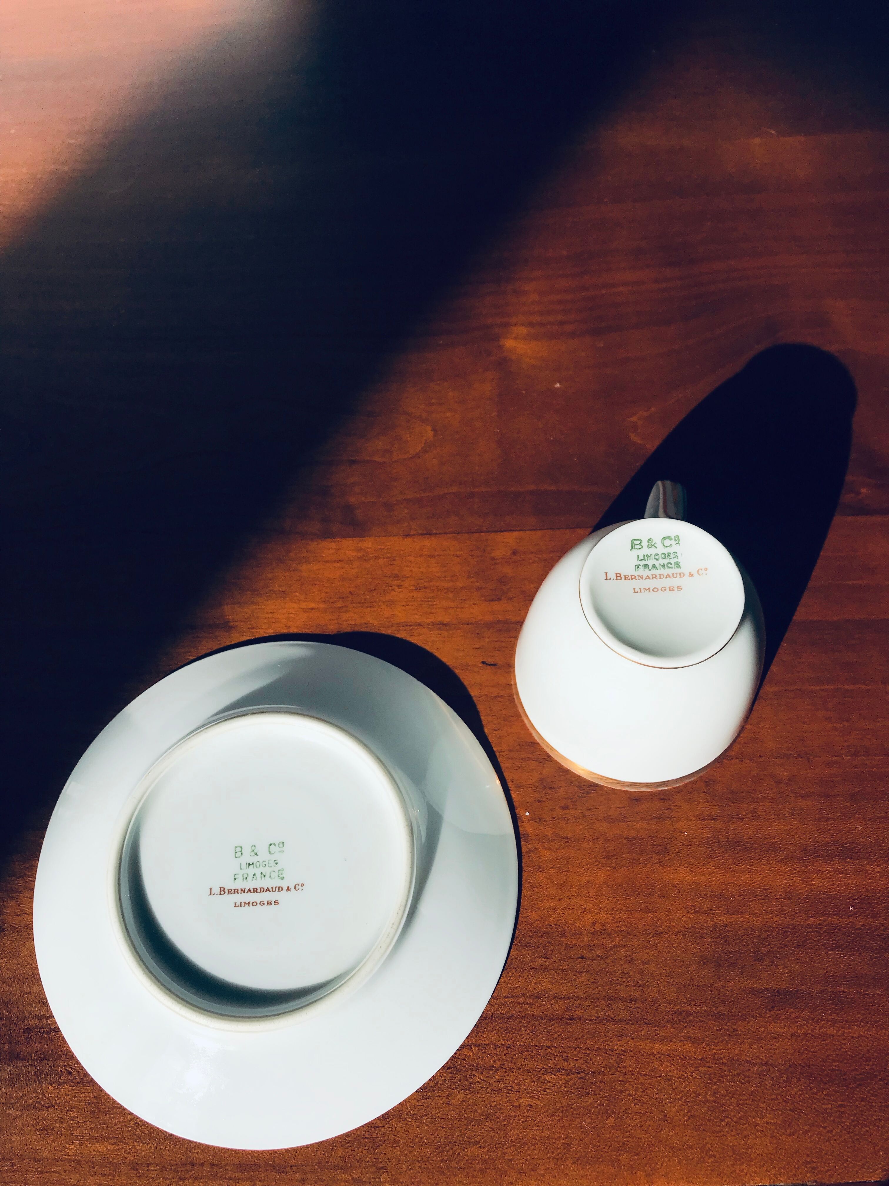 Bernardaud coffee cups and cups