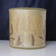 Vintage herbarium lampshade signed C. Loqueneux