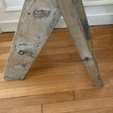 Escabeau pliant en bois ancien