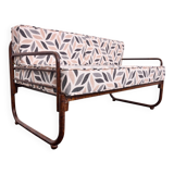 Canapé Bauhaus en acier tubulaire peint à la main par Franz Singer, années 1920 - Metz & Co