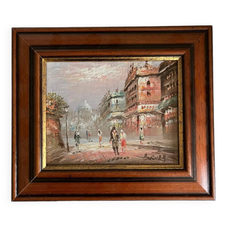 Oil on canvas by Paris Caroline Brunett