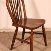 Série De 5 Chaises Windsor Du 19° Siècle