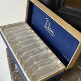 11 Daum crystal knife holder with its box