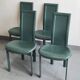 Set of 4 vintage 1980 Cattelan Italia chairs