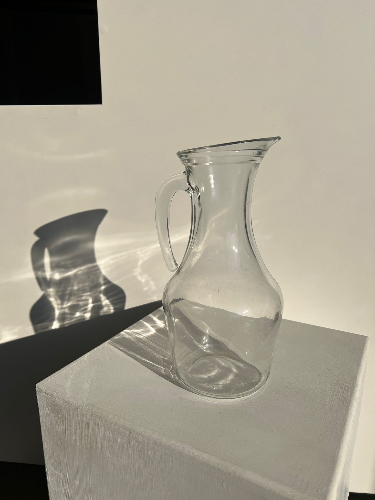 Vintage water decanter H: 25cm