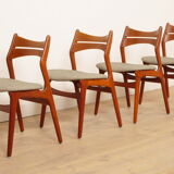 4 x dining chairs | Erik Buch | Model 310 | Teak | re-upholstered