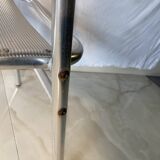 Set of 3 aluminum bistro chairs