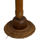 Lampadaire scandinave en rotin