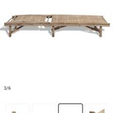 Bamboo deckchair