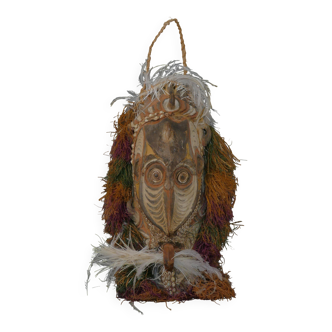 Sepik River Wood Mask from Papua New Guinea, 20th Century