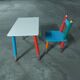 Ensemble chaise et bureau d'enfant  , Pierre Salla